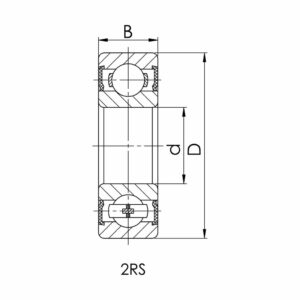 SKF 626 2RSH