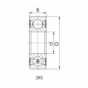 608 2RS / ZZ C3 P6Z3V3 RLQ2