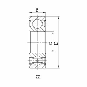 608 - 2RS - 10er Packung