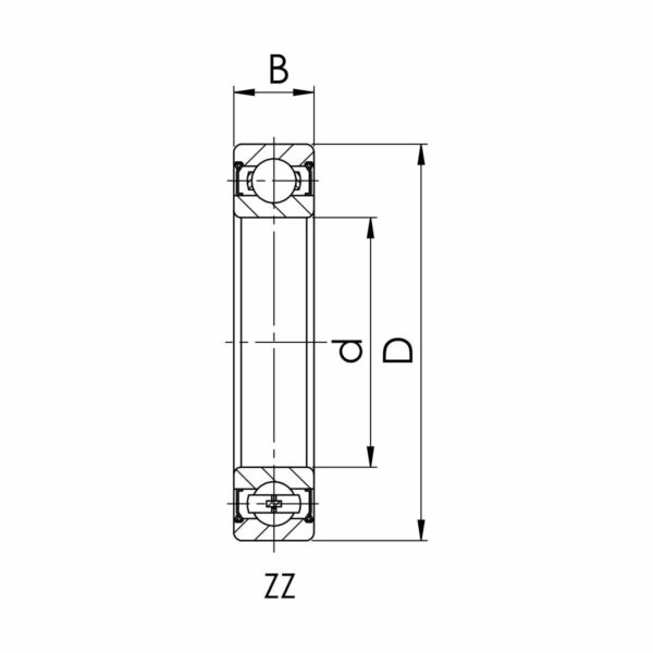 6801 / 61801 2RS / ZZ CODEX