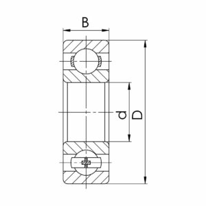 SKF 6005 2RSH / 2Z / C3