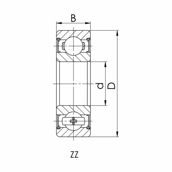 FAG 6205 2RSR / 2ZR